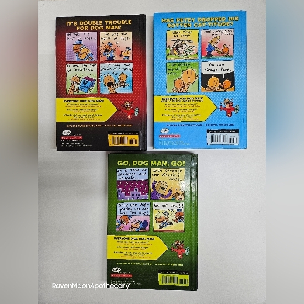 3 Dog Man Books - Picture 2 of 2
